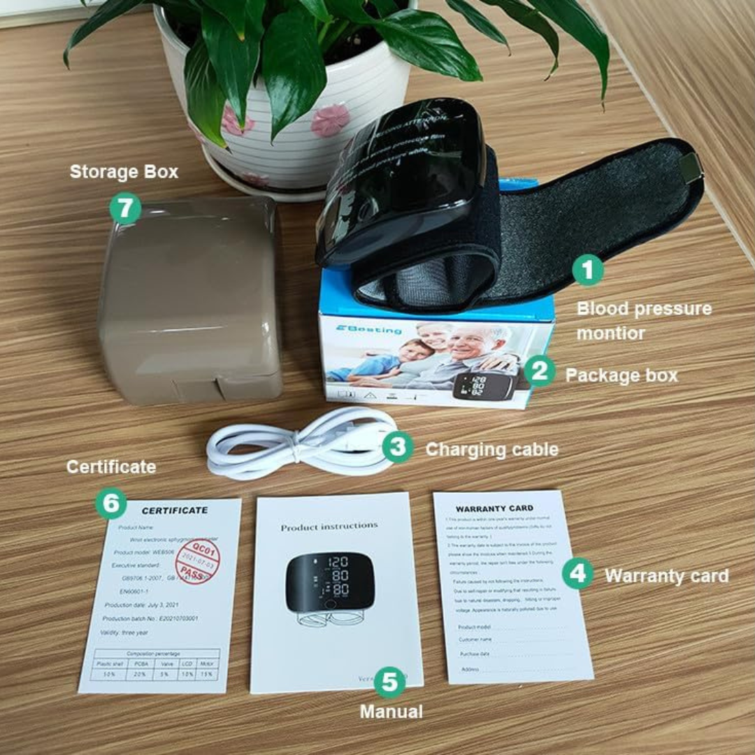 CareNest™ Wrist Blood Pressure Monitor